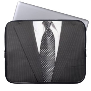 Business Suit & Tie Laptop Sleeve