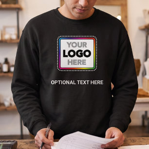 Business Sweatshirt   Custom Logo + Optional Text