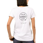 Business T-Shirt | Custom Logo Back Staff Shirts