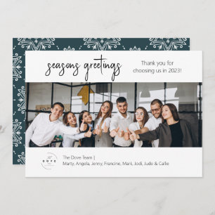 Business Team Photo Holiday Card