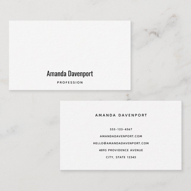 Business template 2 card (Front/Back)