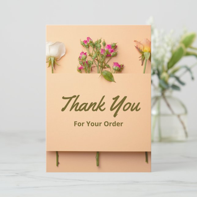 Business Thank You Card (Standing Front)