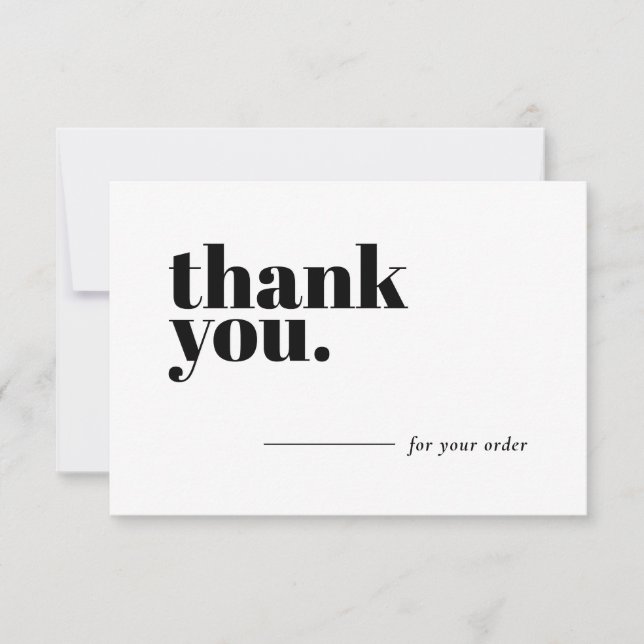 Business Thank You Cards Customer Appreciation  (Front)