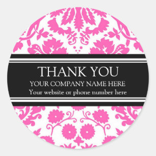 Business Thank You Custom Company Name Stickers
