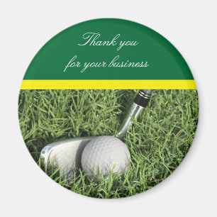 Business Thank You Golf Magnet