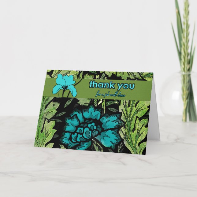 Business Thank You Job Well Done Card (Front)