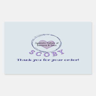 Business Thank You Rectangular Sticker