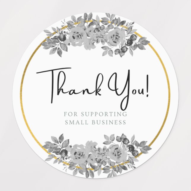 Business Thank you stickers (Design 3)
