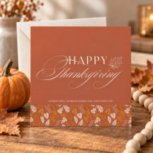 Business Thanksgiving | Elegant Autumn Client