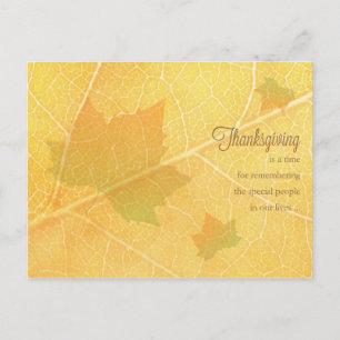 Business Thanksgiving Postcard / for Customer