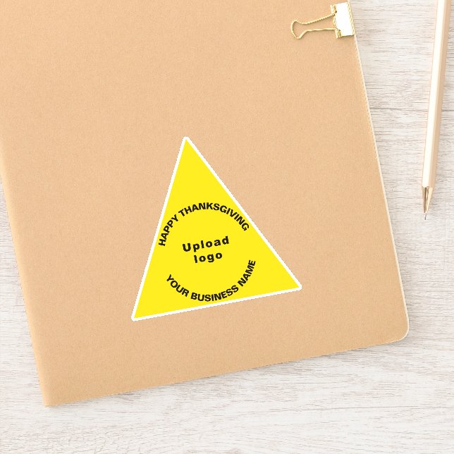 Business Thanksgiving Yellow Triangle Vinyl (Notebook)