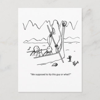 Business Trips Humour Postcard "Percenters"