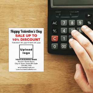 Business Valentine Sale on White Flyer