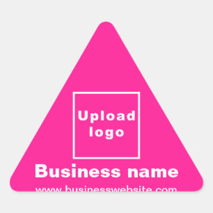 Business Website on Pink Triangle Sticker