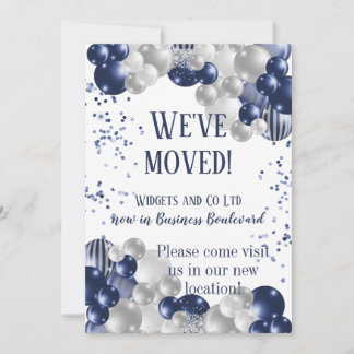 Business We've Moved Relocation Invitation