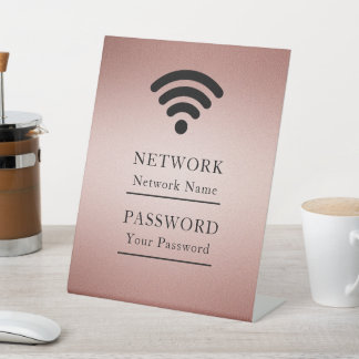 Business Wifi Morden Network Pedestal Sign