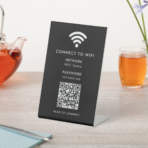 Business Wifi Morden Network Pedestal Sing. Sign