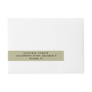 Business Wraparound Address Label