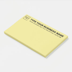 Business Yellow Large post it note