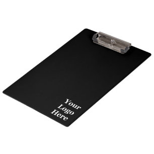 Business Your Logo Here Black Template Clipboard