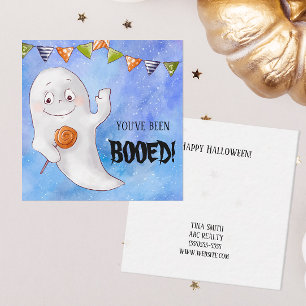 Business You've Been Booed Halloween Card