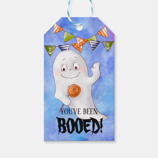 Business You've Been Booed Halloween Gift Tags (Front)