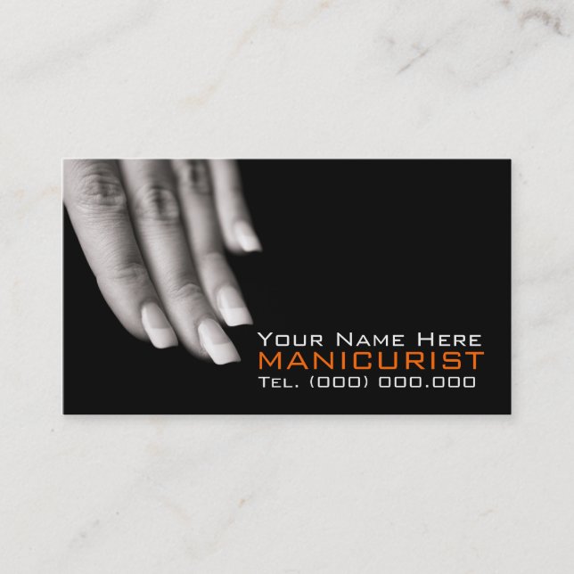 BusinessCards For Nail Salons Business Card (Front)