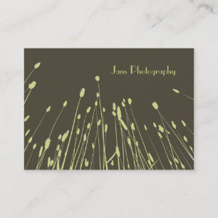 Businesscards template, wheat grass business card