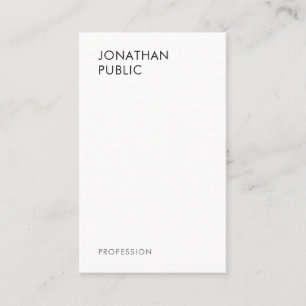Businesscards Trendy Modern Elegant Professional Business Card