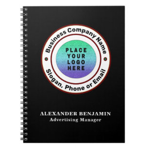 Businesses Company Logo Professional Personalise Notebook