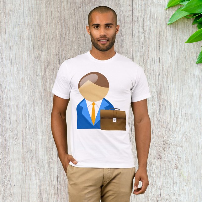 Businessman And Briefcase Mens T-Shirt (Creator Uploaded)