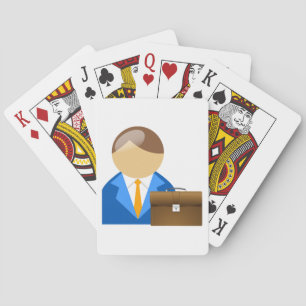Businessman And Briefcase Playing Cards