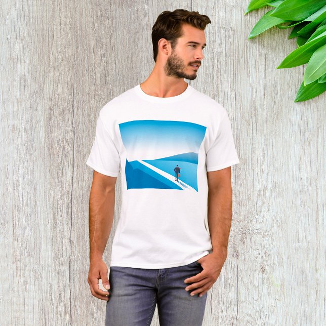 Businessman Looking Towards Future Path T-Shirt (Creator Uploaded)