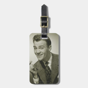 Businessman Luggage Tag