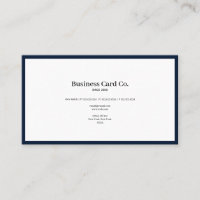 Businessman Navy Blue Border