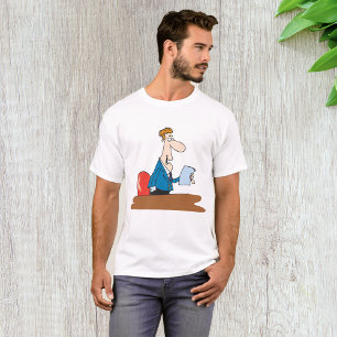 Businessman Reading Mens T-Shirt