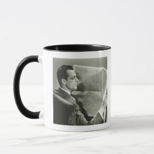Businessman Reading the Newspaper Mug