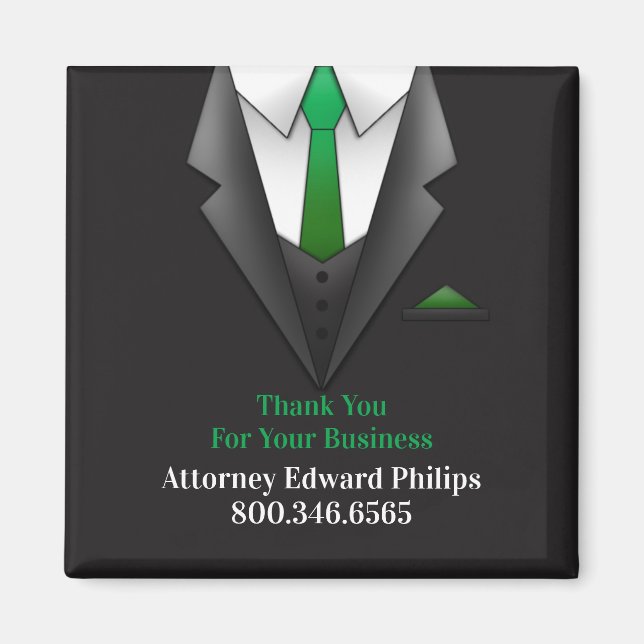 Businessman Suit Magnet (Front)