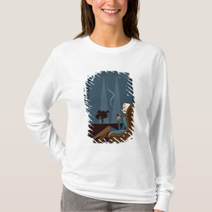 Businesswoman Smoking Cigar T-Shirt