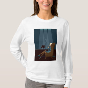 Businesswoman Smoking Cigar T-Shirt