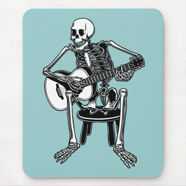 Busker Bones Mouse Pad (Front)