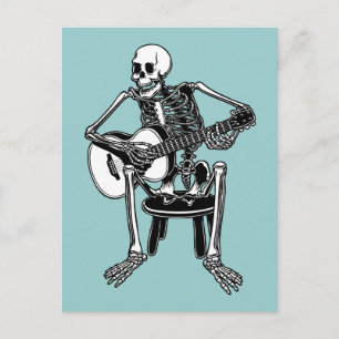 Busker Bones Postcard