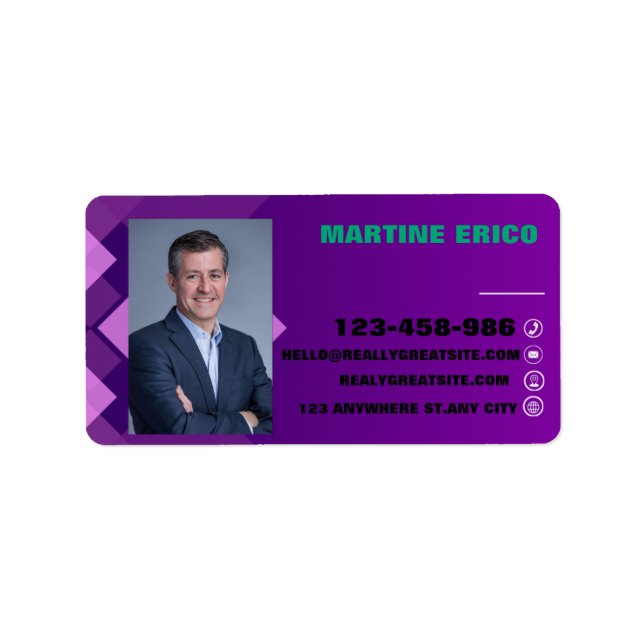 BUSNIESS CARD LABEL (Front)