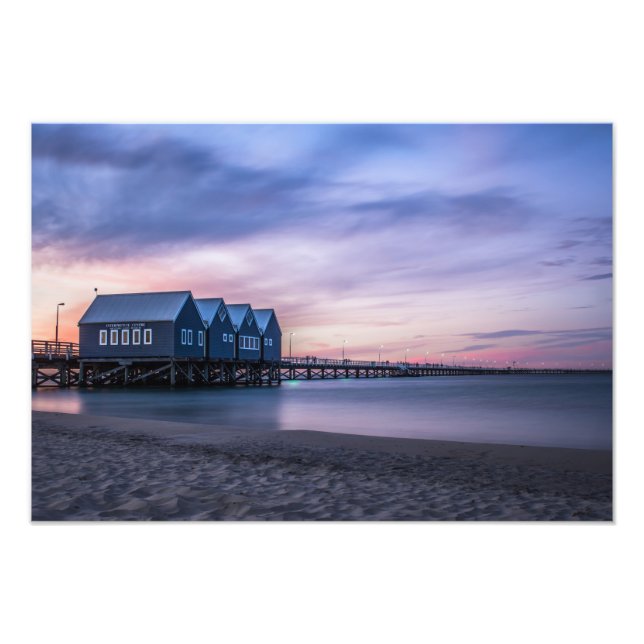 Busselton Jetty at Dusk Photo Print (Front)