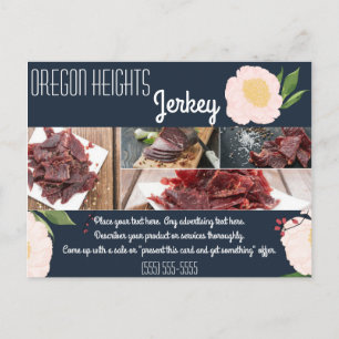 Bussiness Advertising Card Baby Pink Cosmos on Nav