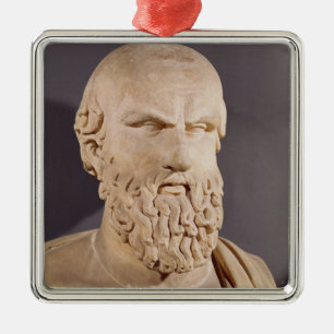 Bust of Aeschylus Metal Ornament