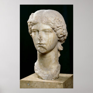 Bust of Agrippina the Elder  c.37-41 AD Poster