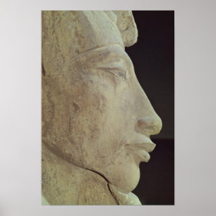 Bust of Amenophis IV from Temple of Amun, Poster