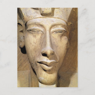 Bust of Amenophis IV   from the Temple of Amun Postcard