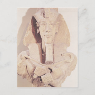 Bust of Amenophis IV from the Temple of Amun Postcard